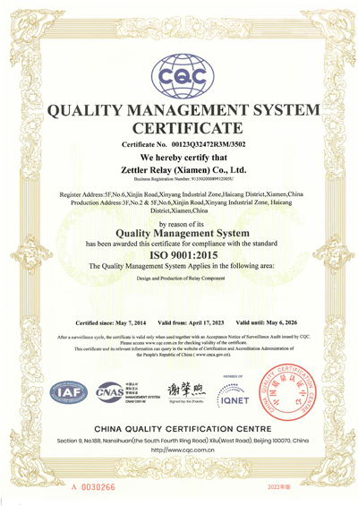 ISO-Certificate